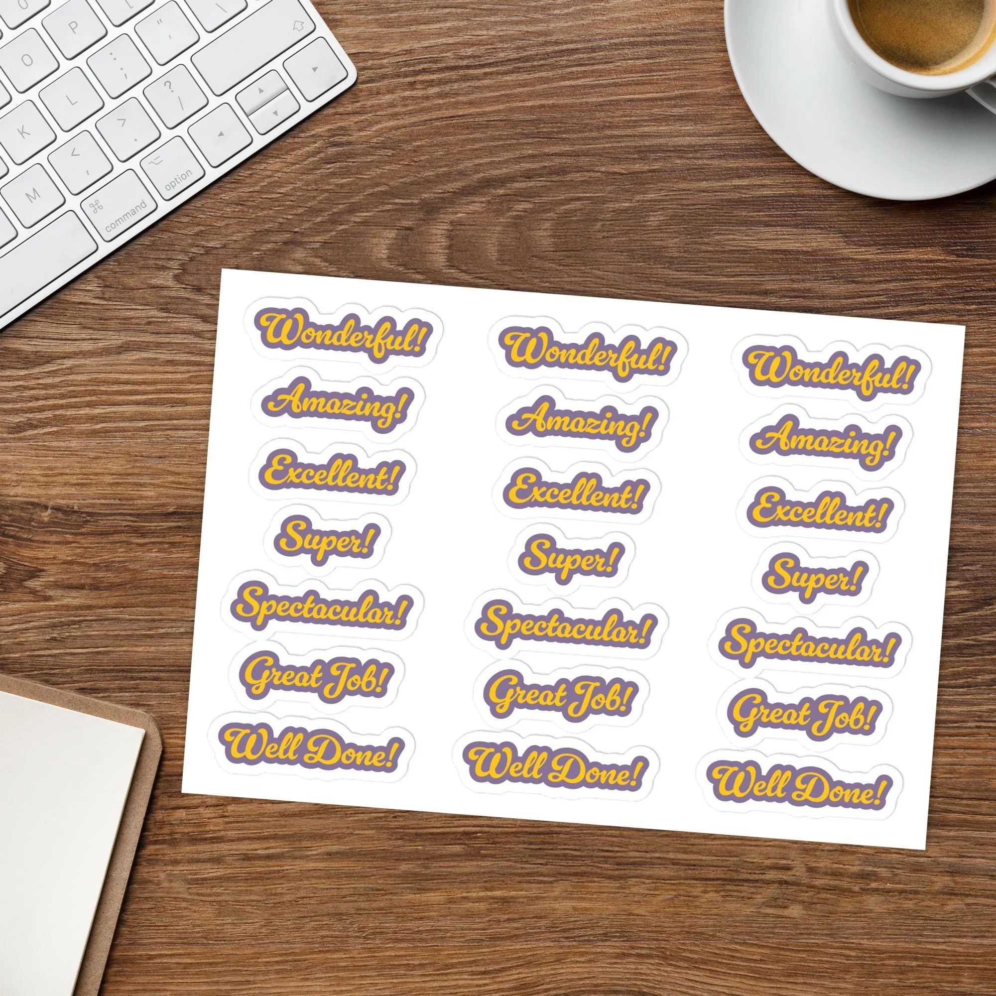 Teacher Motivational Stickers Collection by PrintedStuffForYou