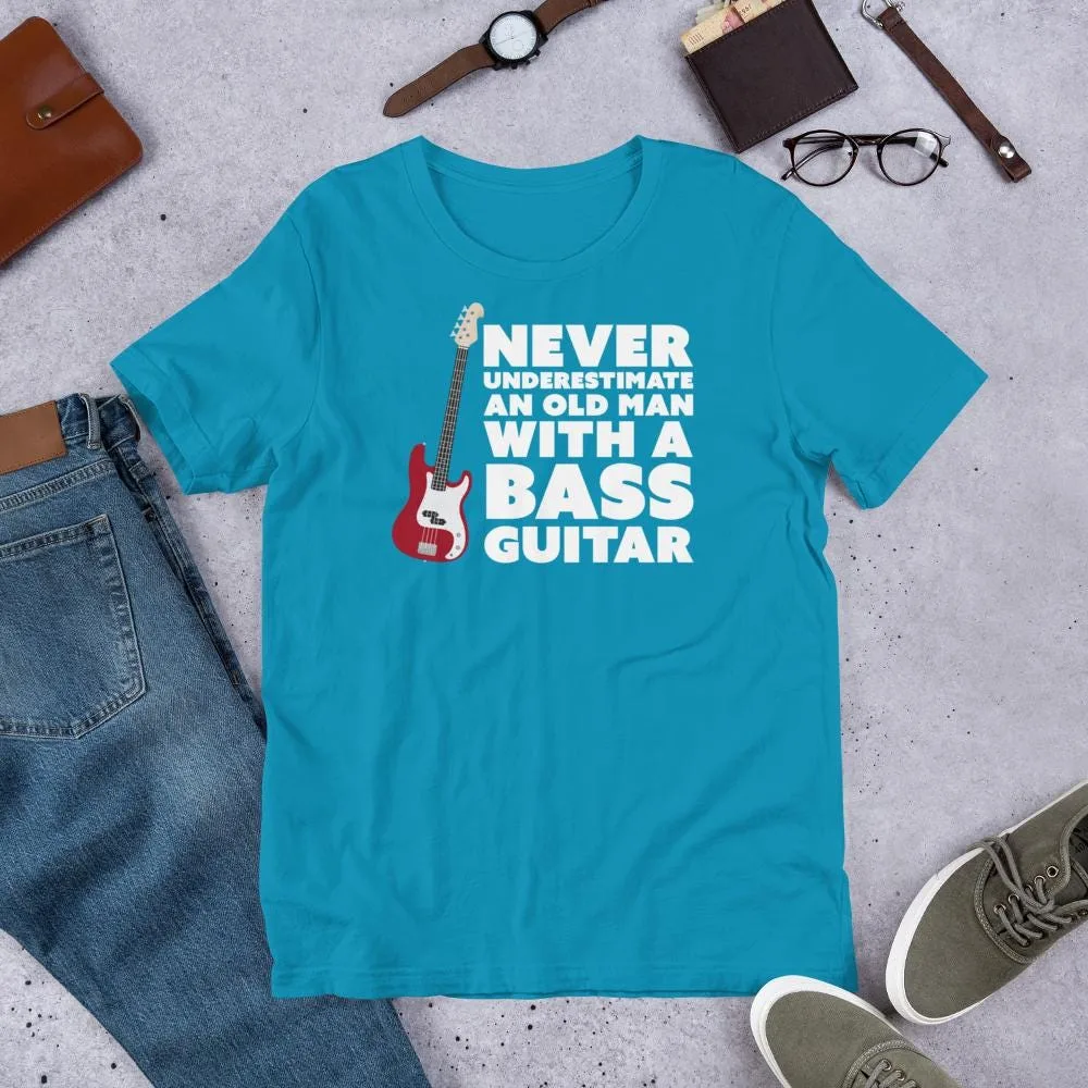 Bass Guitar Music Humor Gift Tee - alternate view