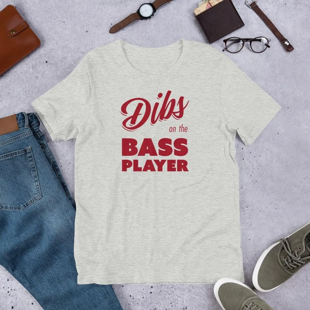 Bass Player Dibs On The Bass Music Humor Gift - alternate view